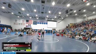 80 lbs Semifinal - Barrett Bruch, Torrington Middle School vs Tandon Schmelzle, Sage Valley Jr High