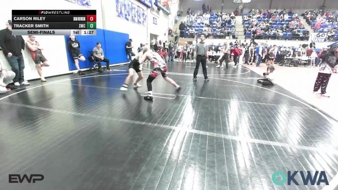 120 lbs Semifinal - Carson Riley, Skiatook Youth Wrestling vs Tracker ...