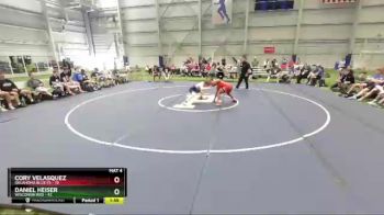 132 lbs Semis & 1st Wrestleback (8 Team) - Cory Velasquez, Oklahoma Blue FS vs Daniel Heiser, Wisconsin Red