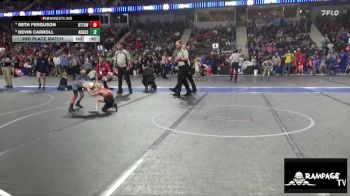 52 lbs 5th Place Match - Felix Black, Team Lightning vs Traxton Sharp, Fort Scott