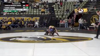 165 lbs Quarterfinal - Danny Heiser, Missouri vs Marcus Espinoza-Owens, South Dakota State