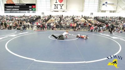57 lbs Champ. Round 2 - Conrad Fagan, Baldwinsville Wrestling Club vs Rhett Lehman, LeRoy Wrestling Club