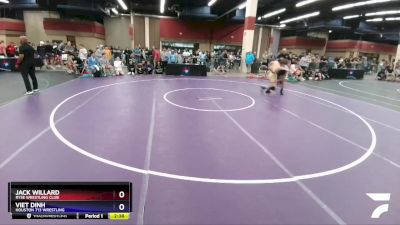 138 lbs Champ. Round 2 - Jack Willard, Ryse Wrestling Club vs Viet Dinh, Houston 713 Wrestling