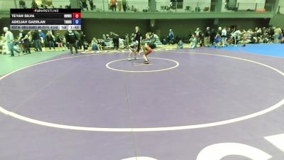 Girls Grades 3rd-5th FS - 61.6-65 Champ. Round 2 - Teyah Silva, NWWC vs Adeliah Gaerlan, Thunder Mountain Wrestling Club