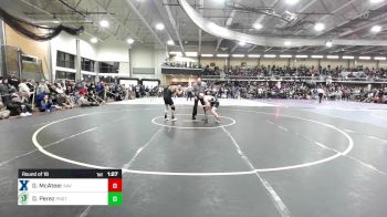 132 lbs Round Of 16 - George McAteer, Xaverian vs David Perez, Ponaganset