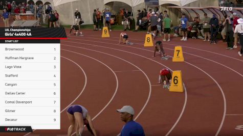 High School Girls' 4x400m Relay 4A, Finals 1