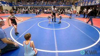 52 lbs Quarterfinal - Hudson Hood, Collinsville Cardinal Youth Wrestling vs Jett Bogart, Dark Cloud Wrestling Club