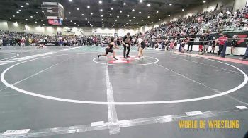 85 lbs Consi Of 8 #2 - Zoee Badonie, Wapato vs Baylaa Guidry, Pride Wrestling