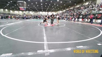 85 lbs Consi Of 8 #2 - Zoee Badonie, Wapato vs Baylaa Guidry, Pride Wrestling