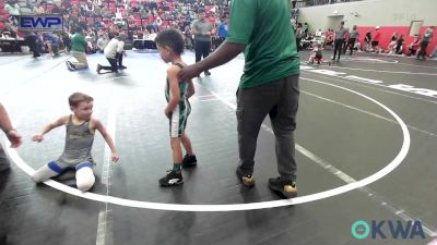 46 lbs Round Of 32 - Michael Cawthorne, Tiger Trained Wrestling vs Rhaegar Moran, Muskogee Rougher Youth Wrestling