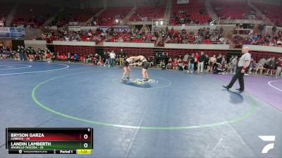 157 lbs 2nd Wrestleback And Semi-finals(16 Team) - Landin Lamberth, Amarillo Tascosa vs Bryson Garza, Lubbock