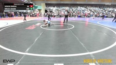 45 lbs Semifinal - Azalea Garcia, The Valley Wrestling Club vs Brilea Adams, OKWA