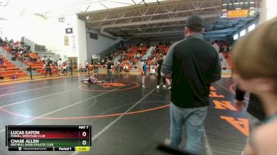 108-117 lbs Round 2 - Lucas Eaton, Powell Wrestling Club vs Chase Allen, Greybull Basin Athletic Club
