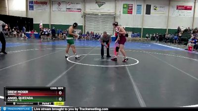 182 lbs Semis & 1st Wrestleback (8 Team) - Angel Quezada, Schuyler vs Drew Moser, Waverly