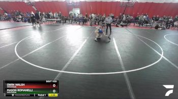 145 lbs Cons. Round 2 - Owin Walsh, Wisconsin vs Mason Romanelli, Wisconsin