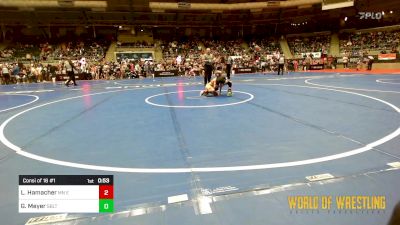 61 lbs Consi Of 16 #1 - Liam Hamacher, MN Elite vs Graham Meyer, Sebolt Wrestling Academy