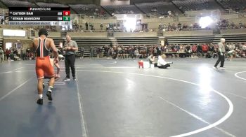 160 Championship Bracket Cons. Round 6 - Cayden Ban, Anoka vs Ethan Mangowi, Farmington