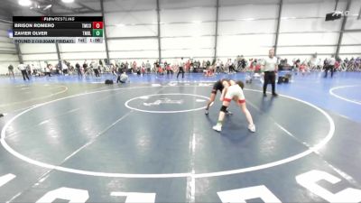 96 lbs Round 2 (10:30am Friday) - Zavier Olver, Gotcha Blue vs Brison Romero, Team Cormier