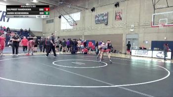 174 lbs Champ. Round 2 - Jaden Echeverria, Southern Oregon vs Dilpreet Randhawa, Burnaby Mountain Wrestling Club