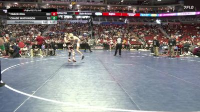 3A-106 lbs Quarterfinal - Trace Rial, Fort Dodge vs Chase Watkinson, Prairie, Cedar Rapids