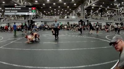106 lbs Round 4 (8 Team) - Gracin Guglielmo, Wrecking Crew Blue vs Randy Shaver, North Carolina Black