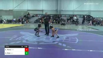 57 lbs Consolation - Emily Perez, Misfits vs Azyah Rice, Inland Elite Wrestling