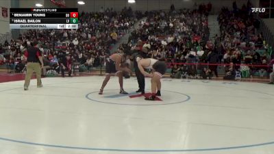 285 lbs Quarterfinal - Benjamin Young, Desert Oasis vs Israel Bailon, Las Vegas