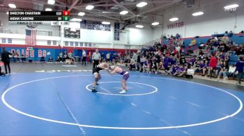125 lbs Finals (2 Team) - Shelton Chastain, University Of The Ozarks vs Aidan Carone, Mount Union