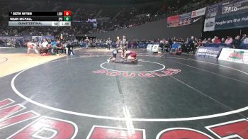 5A Boys 157 lbs Quarterfinal - Seth Wynn, Lebanon Boys vs Sean McFall, Eagle Point Boys