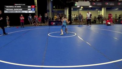 75 lbs Champ. Rd Of 16 - Maxwell St.John, Greater Heights Wrestling Club vs Michael Zuercher, Ohio Crazy Goats Wrestling