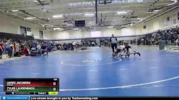 126 lbs Champ. Round 2 - James Jacobsen, GMLOS vs Tyler Laudenbach, Apple Valley