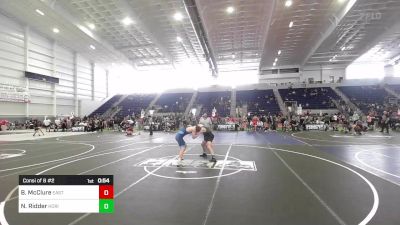 157 lbs Consi Of 8 #2 - Brody McClure, East Valley WC vs Noah Ridder, Horizon Huskies AZ
