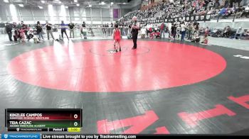 68-74 lbs Round 2 - Kinzlee Campos, Sunnyside Ironman Wrestling vs Teia Cazac, Ascend Wrestling Academy