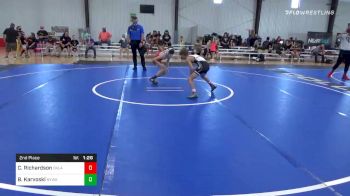 70 lbs Consolation - Cale Richardson, Oklahoma vs Brighton Karvoski, Nywa