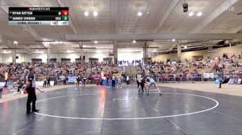 A 144 lbs Cons. Round 1 - Ryan Ritter, Millington Central High School vs James Owens, Red Bank High School