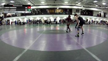141 lbs 7th Place Match - Mazzy Lambert, Unattached vs Lamar Freeman, Unattached