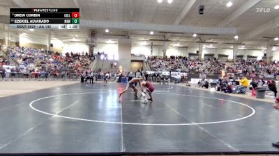 AA 132 lbs Champ. Round 1 - Drew Corbin, Collierville High School vs Ezekiel Alvarado, Morristown-Hamblen High School West