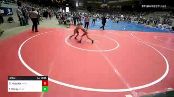 60 lbs Consolation - Dallas Lane Hughes, Morris Eagles Wrestling Club vs Trayton Carey, Anadarko