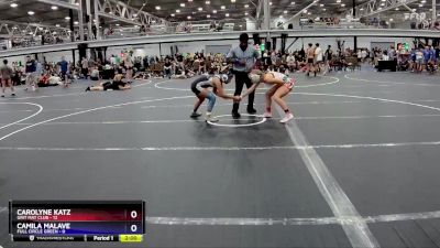 114 lbs Round 3 (8 Team) - Carolyne Katz, Grit Mat Club vs Camila Malave, Full Circle Green