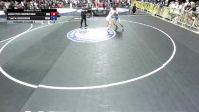 138 lbs Champ. Round 1 - Leighton Gutierrez, Red Bluff High School Wrestling vs Jack Gregson, Titan Mercury Wrestling Club (TMWC)