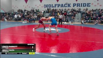 138 lbs Semifinal - Cristo Parriott, W. F. West vs Reece Calica, Rochester
