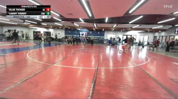 130 lbs Round 5 - Ellie Tucker, Kuna Klub vs Caddy Tverdy, All In Wrestling Academy