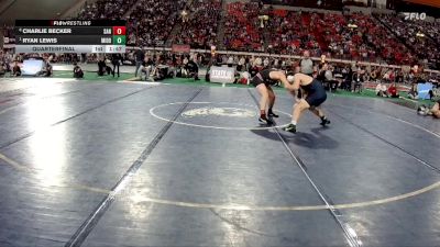 5A 175 lbs Quarterfinal - Ryan Lewis, Middleton vs Charlie Becker, Sandpoint