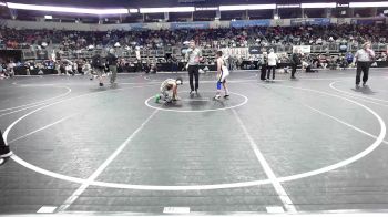 100 lbs Quarterfinal - Ethan Holub, Council Grove WC vs Calvin Loveall, Team Central WC