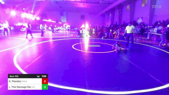 65 Lbs Quarterfinal - Knox Peasley, Omak Wrecking Crew Wrestling Vs Lex ...