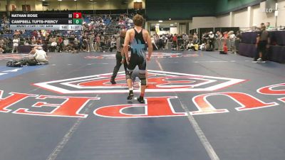 157 lbs Consi Of 64 #1 - Nathan Rose, SC vs Campbell Tufts-Piercy, NC