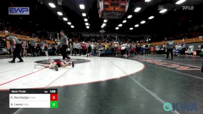 67 lbs Semifinal - Kloe Routledge, Husky Wrestling Club vs Alaura Lewis, Noble Takedown Club