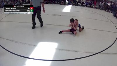 11 lbs 7th Place Match - Silas Blood, Neligh Oakdale vs Wyatt Schaefer, Hawks Wrestling Club (Lincoln)