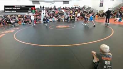 97-98 lbs Round 2 - Deandre Hatcher, Laurel Middle School vs Gabriel Luna, Sheridan Junior High School
