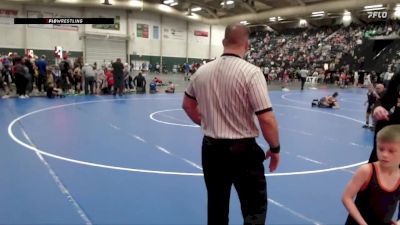 49 lbs Quarterfinal - Wyatt Donnelly, HAWK vs Canaan Lewis, Bennett Wrestling Club